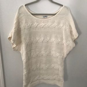 Cream Cable Knit Sweater